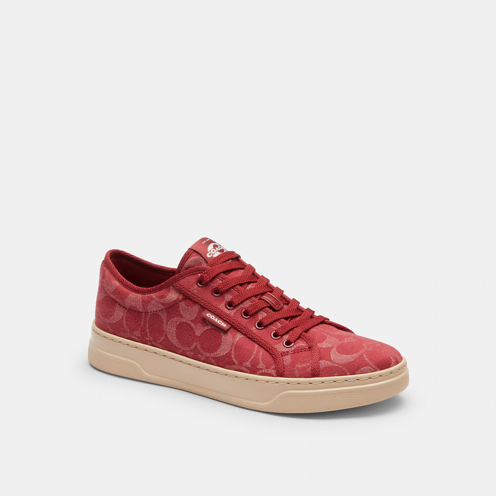 Coach Outlet Canvas Sneaker In Signature Denim